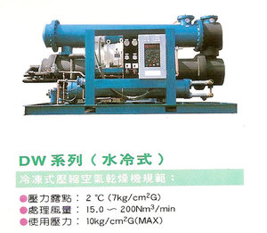 冷凍式壓縮機DW系列(水冷式)